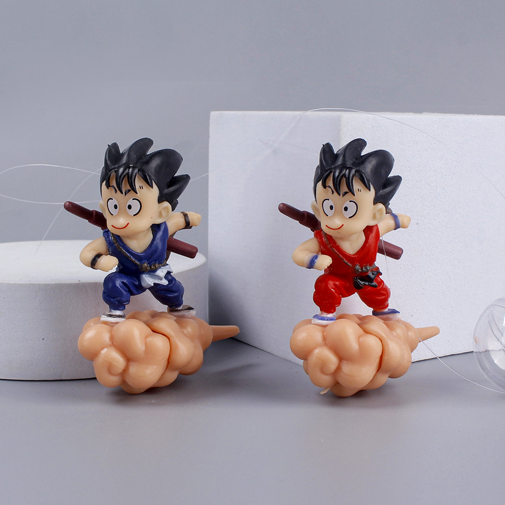 Fish Tank Landscaping Somersault Cloud Dragon Ball Goku Hand-made Diving Goku Creative Accessories Aquarium Floating Ball