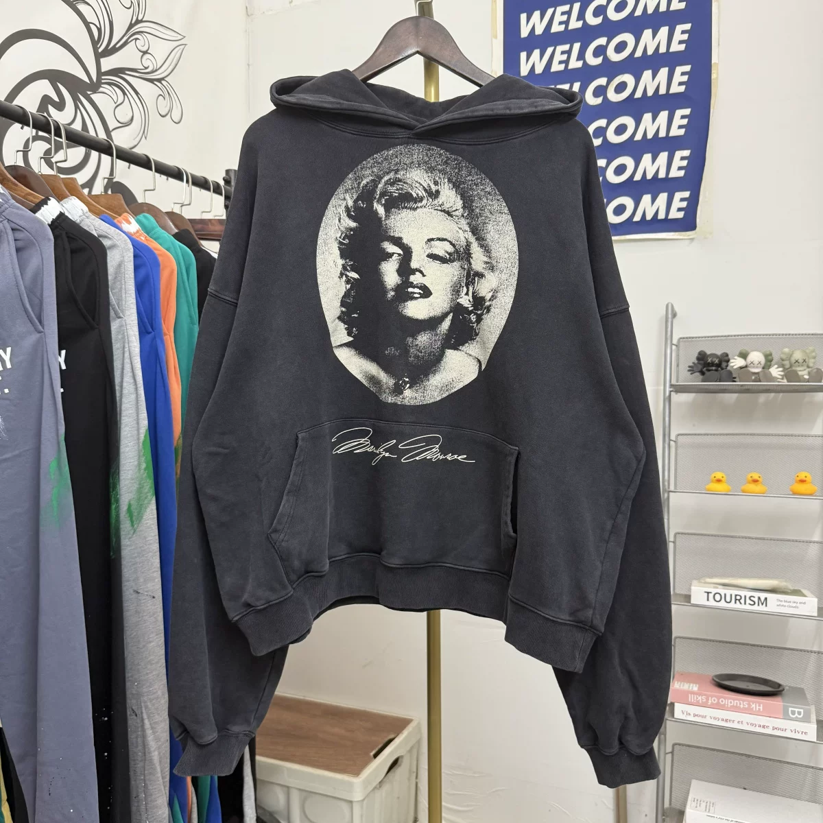 SEE THE MIRAGE Marilyn Monroe Retro Vintage Old Men's and Women's Loose Casual Hoodie Hoodie Trendy