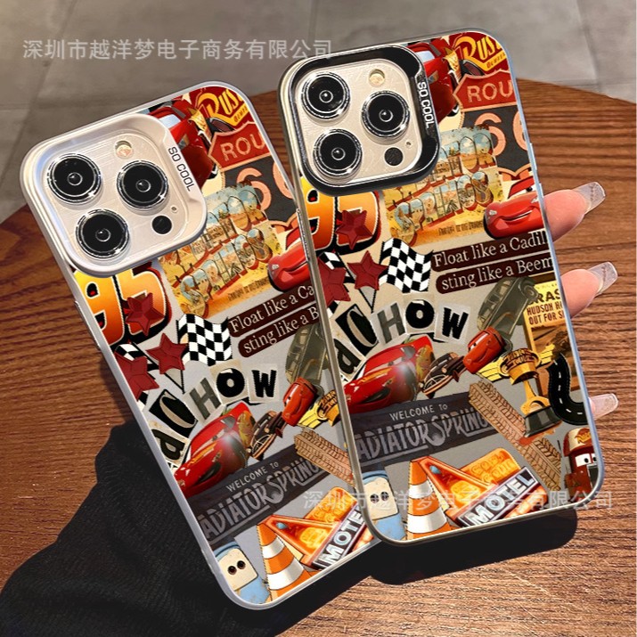 Racing Iphone17Pro Mobile Phone Case 16/15/14/13 Laser Case 12 Apple 11Xsmax Hard P