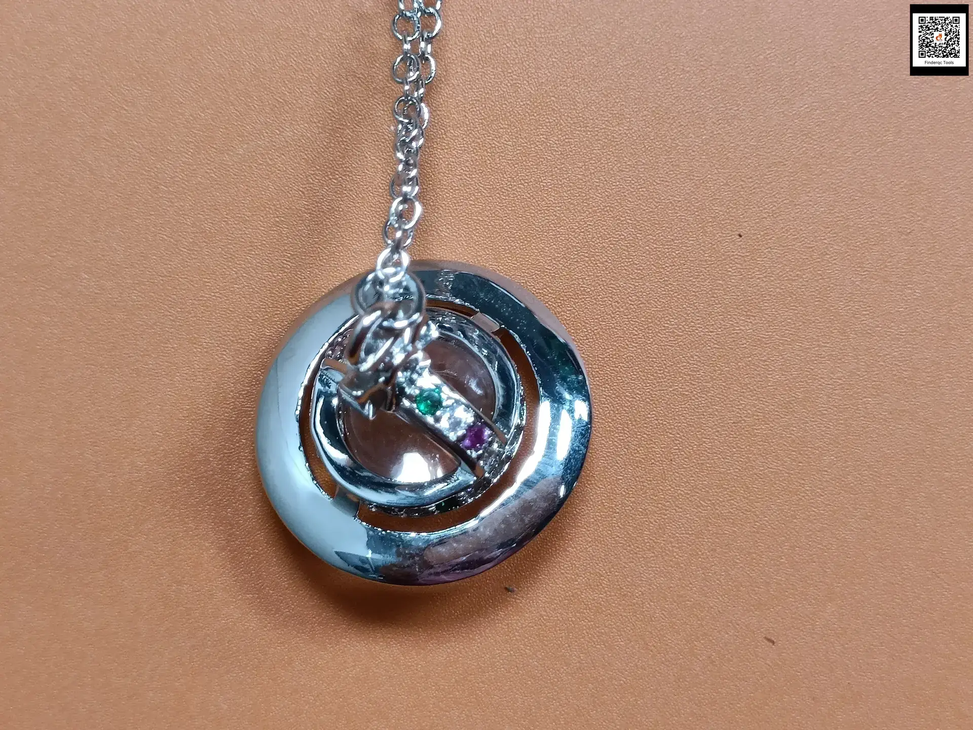Classic Empress Dowager silver White Ball Saturn Necklace Vivian Diamond Orb Stereo High-grade Ins Planet sweater chain