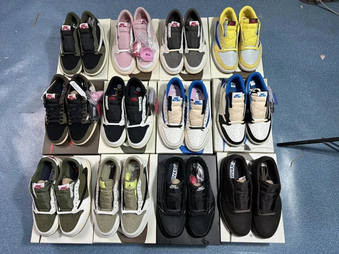 TS×AJ1 Low 联名低帮复古休闲鞋板鞋，原厂皮，原厂工艺，版型极佳性价比高！