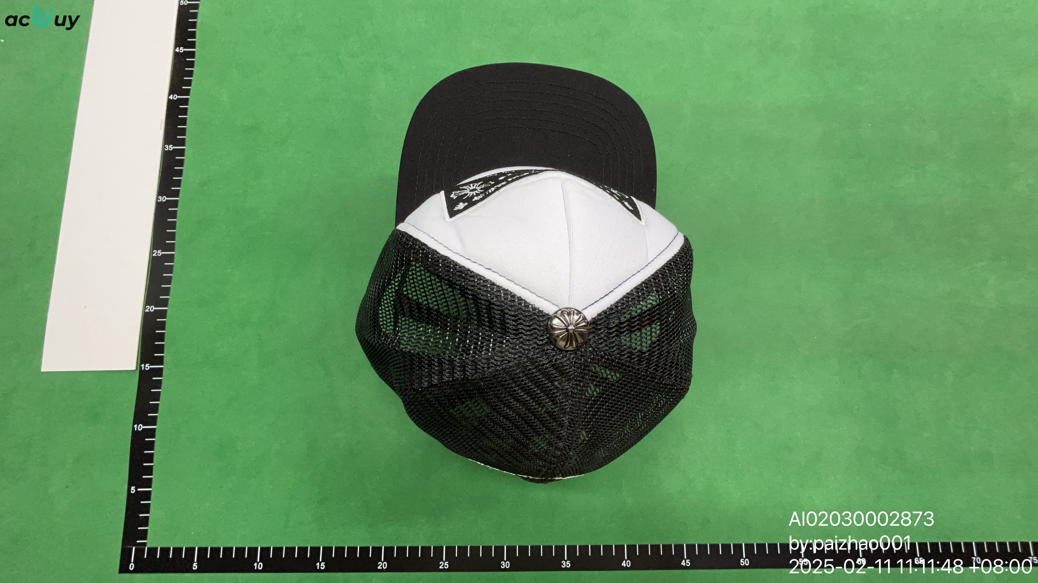 24SSChrome Hearts Hat Sanskrit Embroidered Color Matching Cap Couple Cross-border Exclusive QC