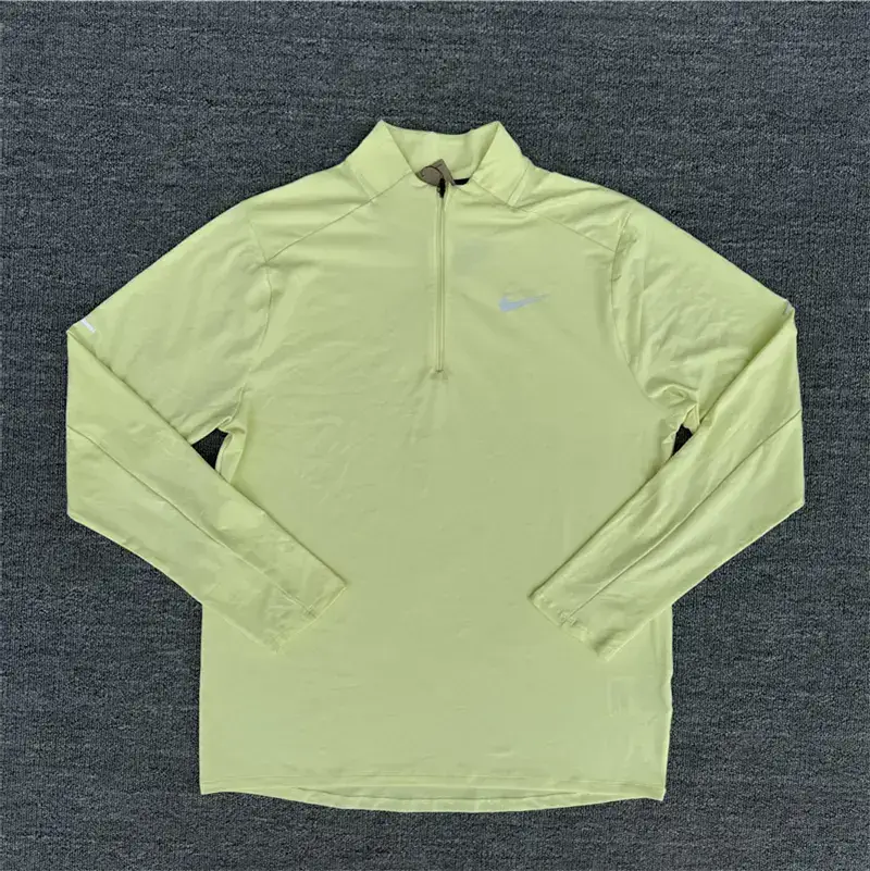Nike/Nike Men's Autum Sports Running Training Quick-Drying Breathable Reflective Stand Collar Long sleeves Dd4757-371