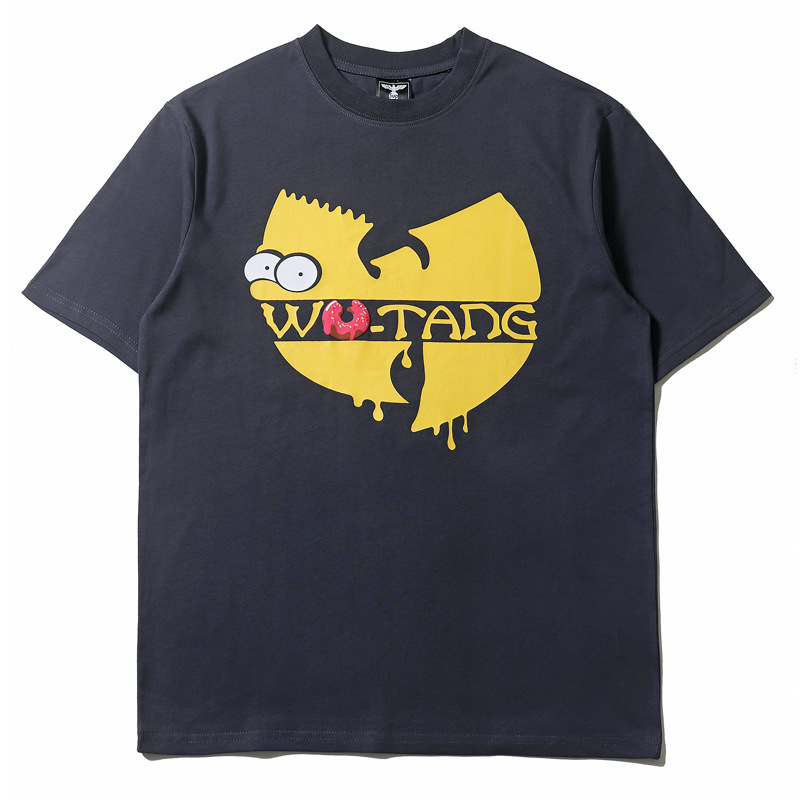 2026 Cross-Border Spring and Summer New Style Half-Sleeve American Hip-Hop Rap Donut Short-Sleeve Unisex T-Shirt Trendy Short Tee