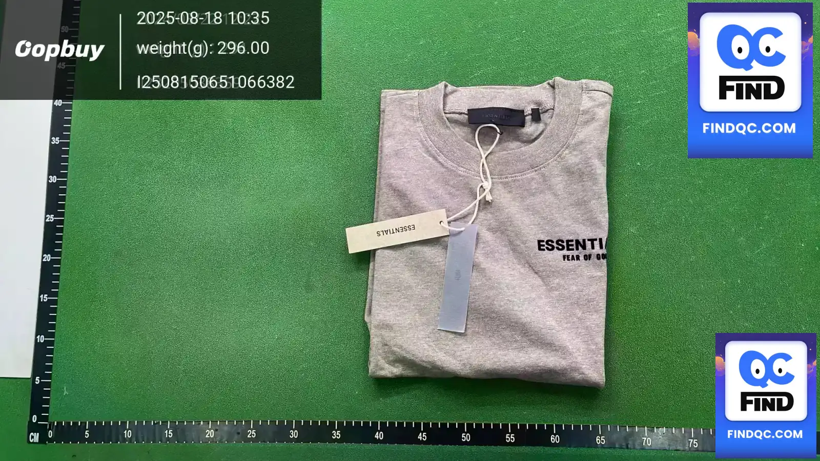 FOG ICON Double Line 2025 Spring and Summer New Double Row Dopamine Letter Short Sleeve Men's and Women's High Street T-Shirt Half Sleeve