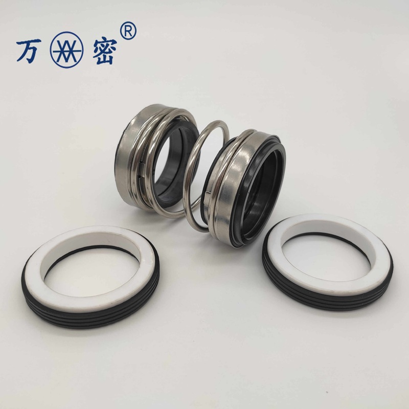 Water Pump Mechanical Seal 208-12~50 Ceramic Graphite Water Seal Mechanical Seal Nitrile Fluororubber Sealing Ring Wear-Resistant