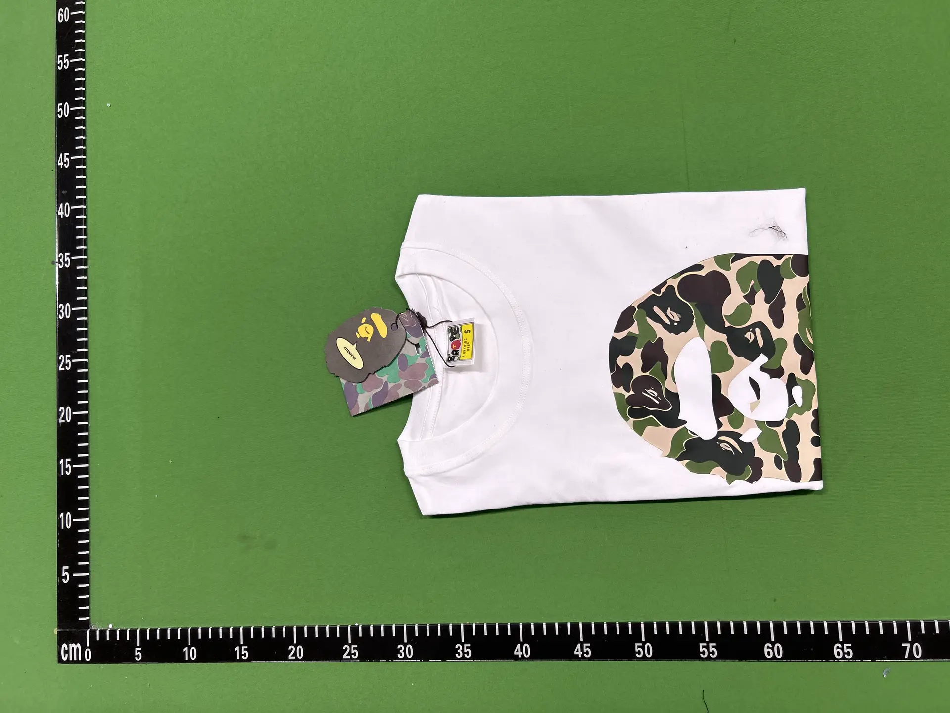 A Bathing Ape ABC Camo Shark Tee White