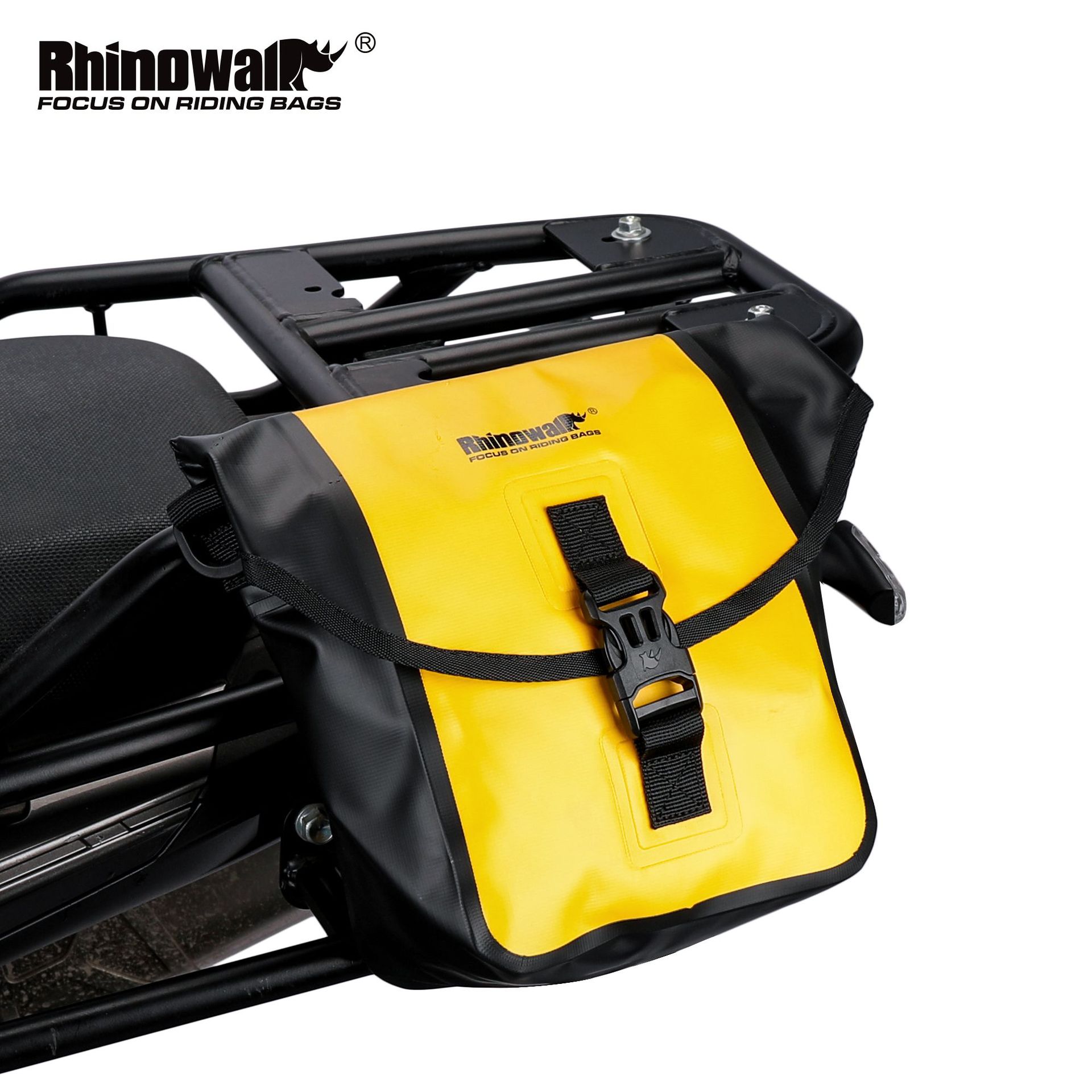 Rhino Walking Motorcycle Bag 3.5L Full Waterproof Motorcycle Hanging Bag Motorcycle Travel Short Distance Storage Bag Shoulder Bag