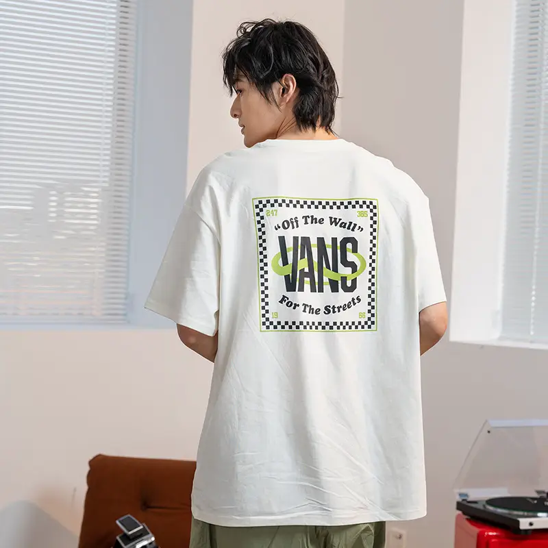 Vans Official Men's and Women's Couple pure cotton Short Sleeves T-Shirt
