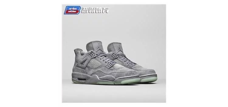 KAWSx乔4联名aj4乔4灰麂皮酷灰夜光底930155-003 foto QC de WEIDIAN en Qualit.ly