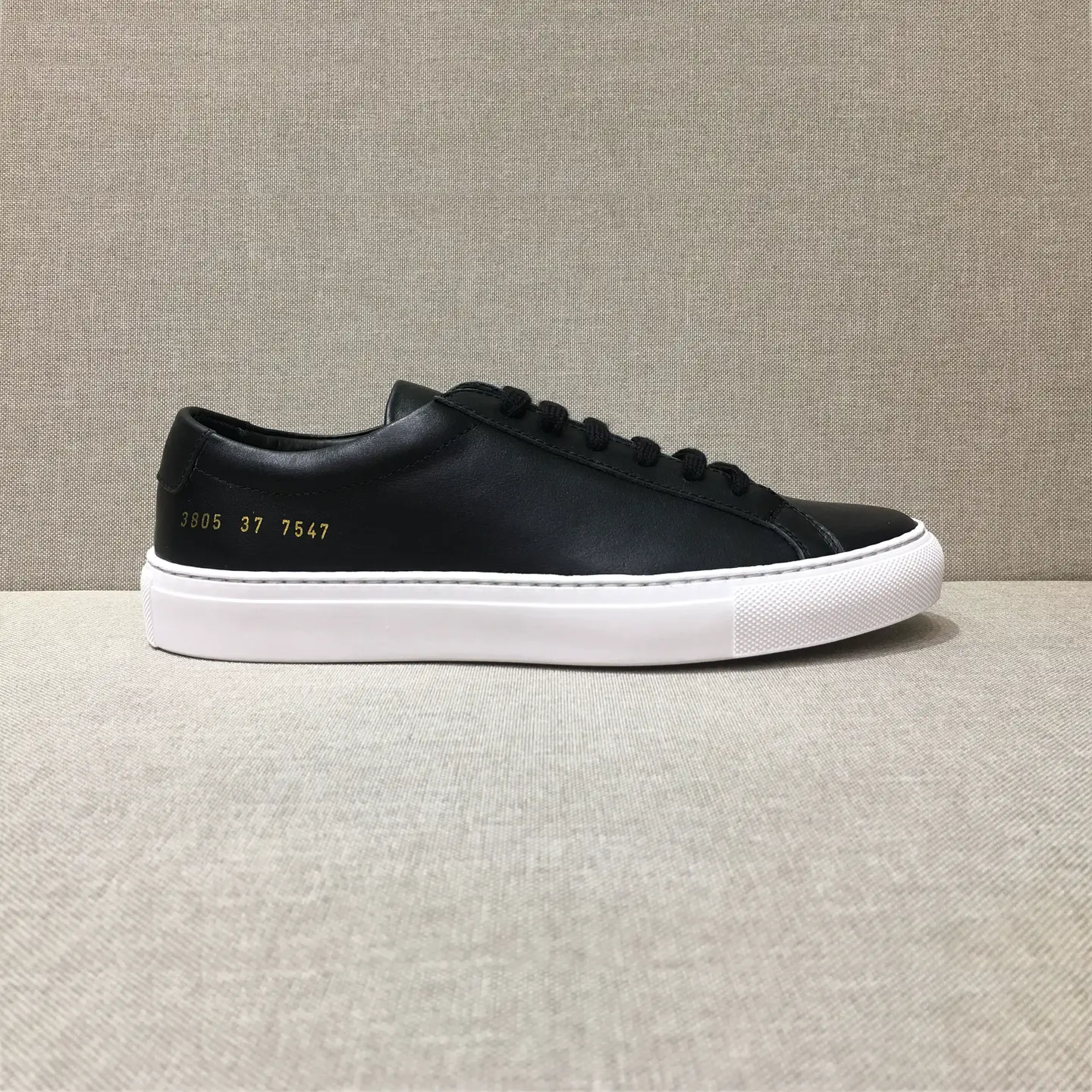 7547 black and white bottom comm white shoes handmade couple style genuine leather top layer cowhide inner flat bottom board shoes