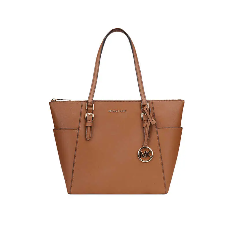 Michael Korscharloote Fall and winter Cow Leather Shoulder Handbag Silver Department Store 301365
