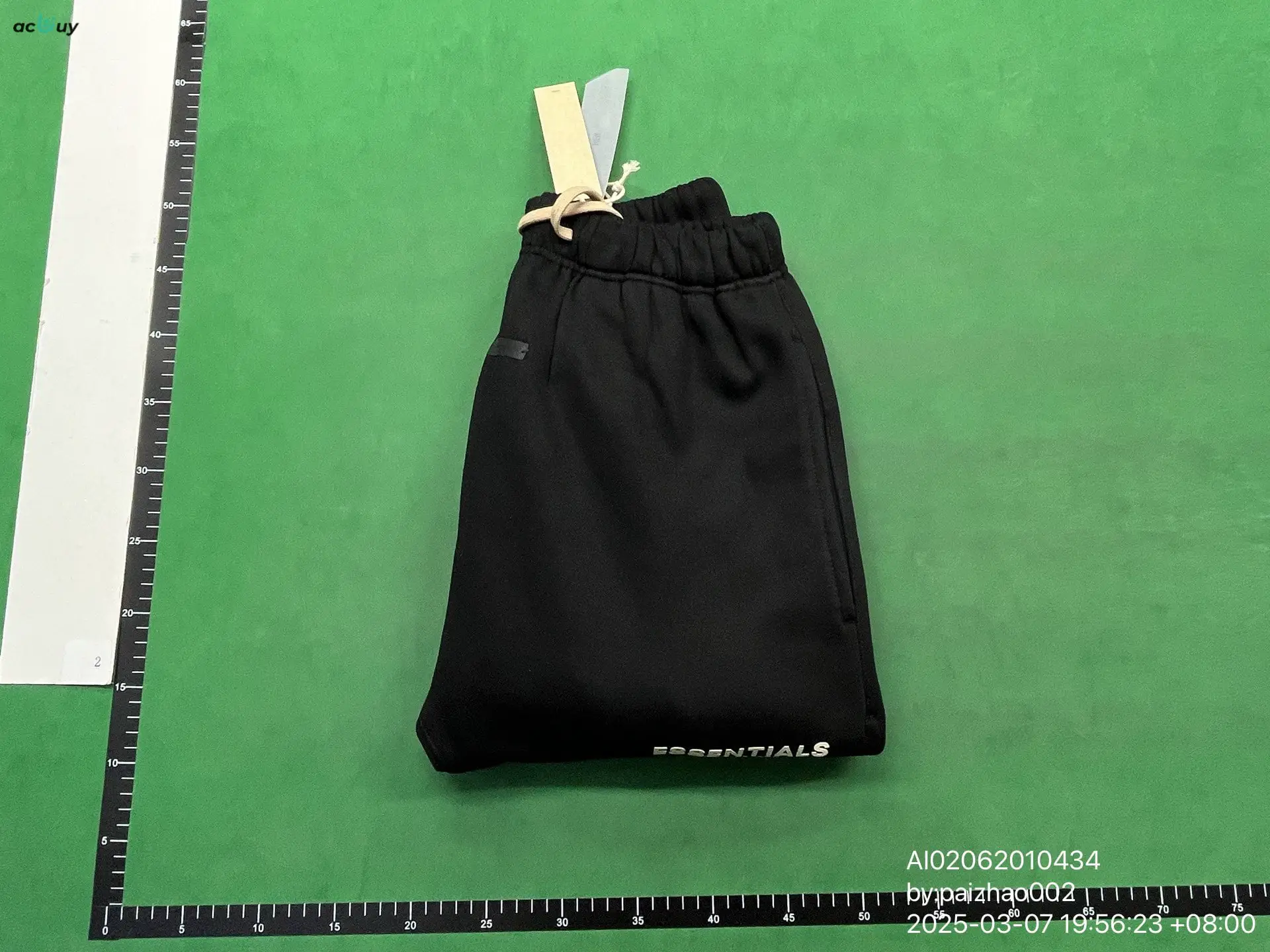 Essentials Hhh High Street Fashion Autumn and Winter Casual Loose Sports Autumn and Winter Fleece-Lined Fog Sweatpants Pants for Men and Women