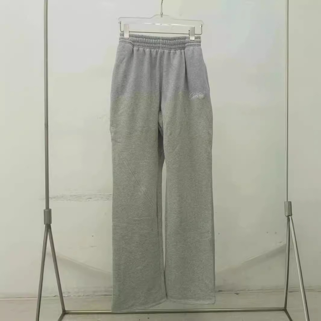 Corteiz Hip-Hop Street Dance Embroidered Letter Knitted Sweatpants Men's Trendy Loose Sports Straight Pants QC-foto från 1688 på Qualit.ly