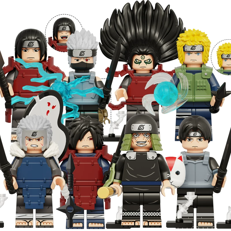 Ninjago Senju Hashirama Uchiha Itachi Madara Uzumaki Naruto Building Block Minifigure Toy Kdl814