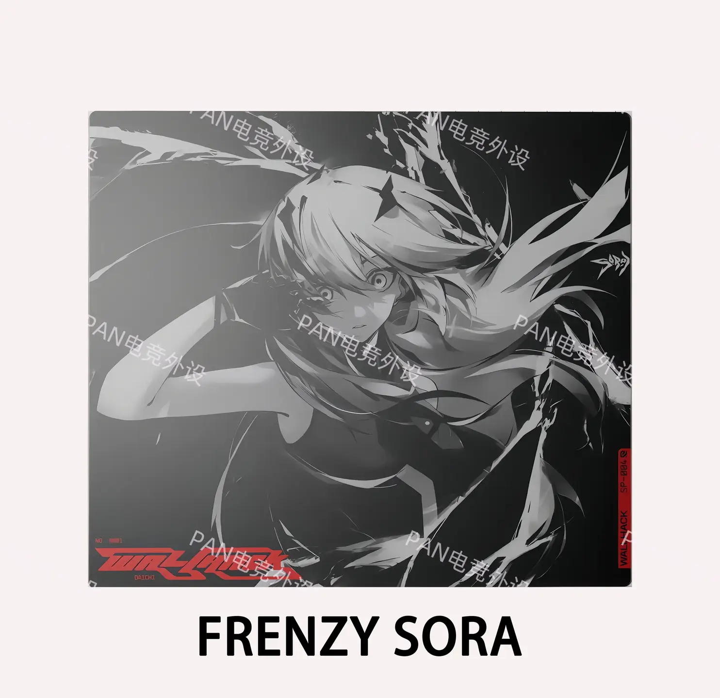 Wallhack 4.0 Frenzy Sora/Faith Yume Coated Gaming Mouse Pad Smooth Replica