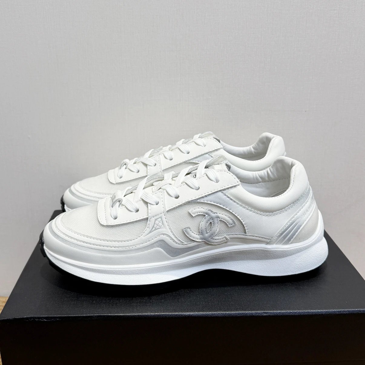 Chanel White Sneakers