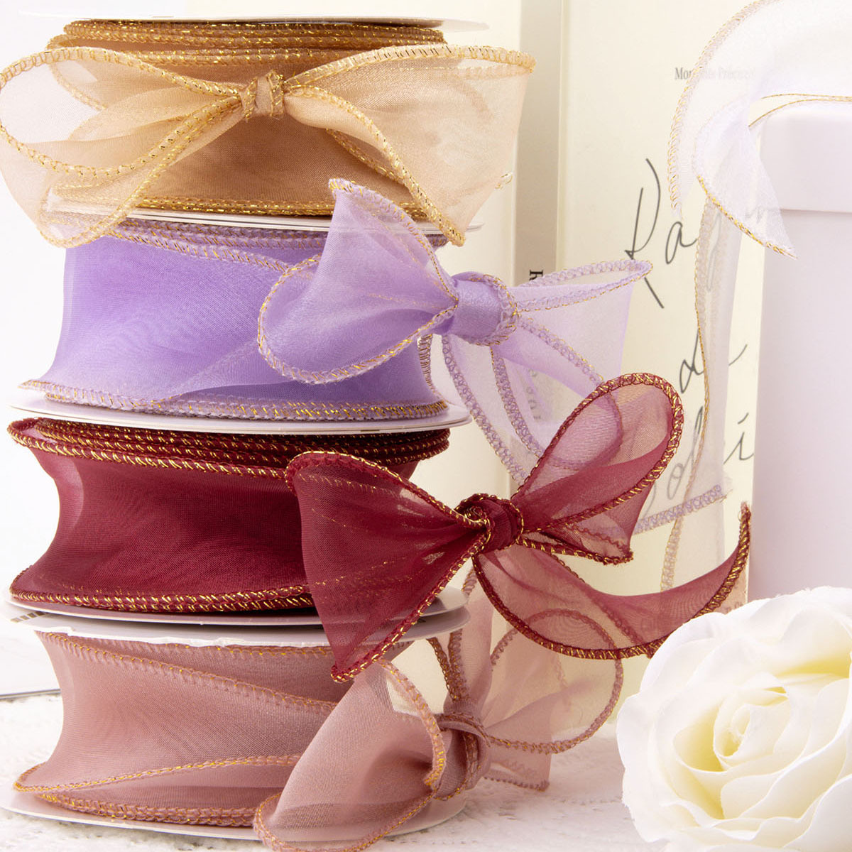 Cake Decoration Phnom Penh Fishtail Gauze Ribbon DIY Handmade Bow Gift Box Fresh Flower Bundle Hair Accessories Material