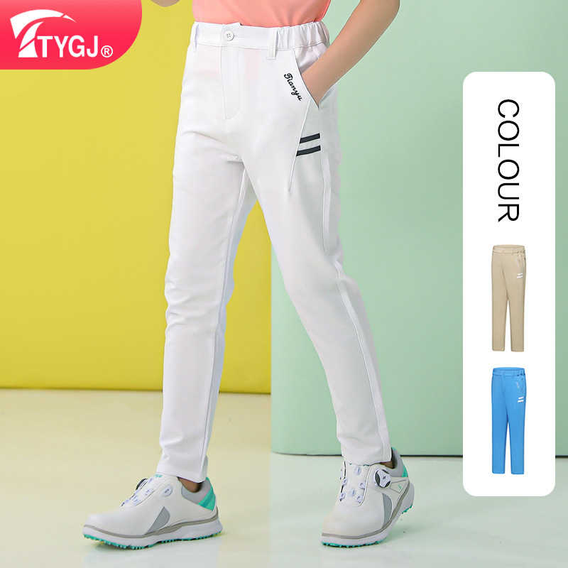 Children's Golf Clothing Boys' Spring and Autumn Trousers Large Children's Casual Sports Pants Thin Student Pants