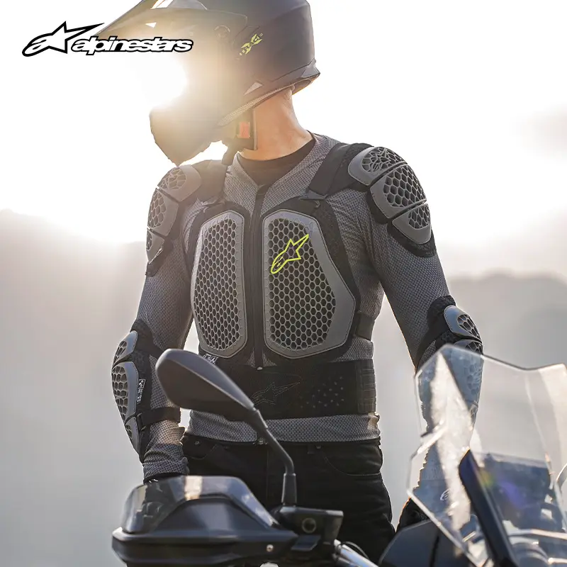 A Star Motorcycle off-Road Armor Action V2 Hard Armor Clothing Drop-Resistant Chest Protection Back Elbow Protection Shoulder Protection Motorcycle Protective Gear