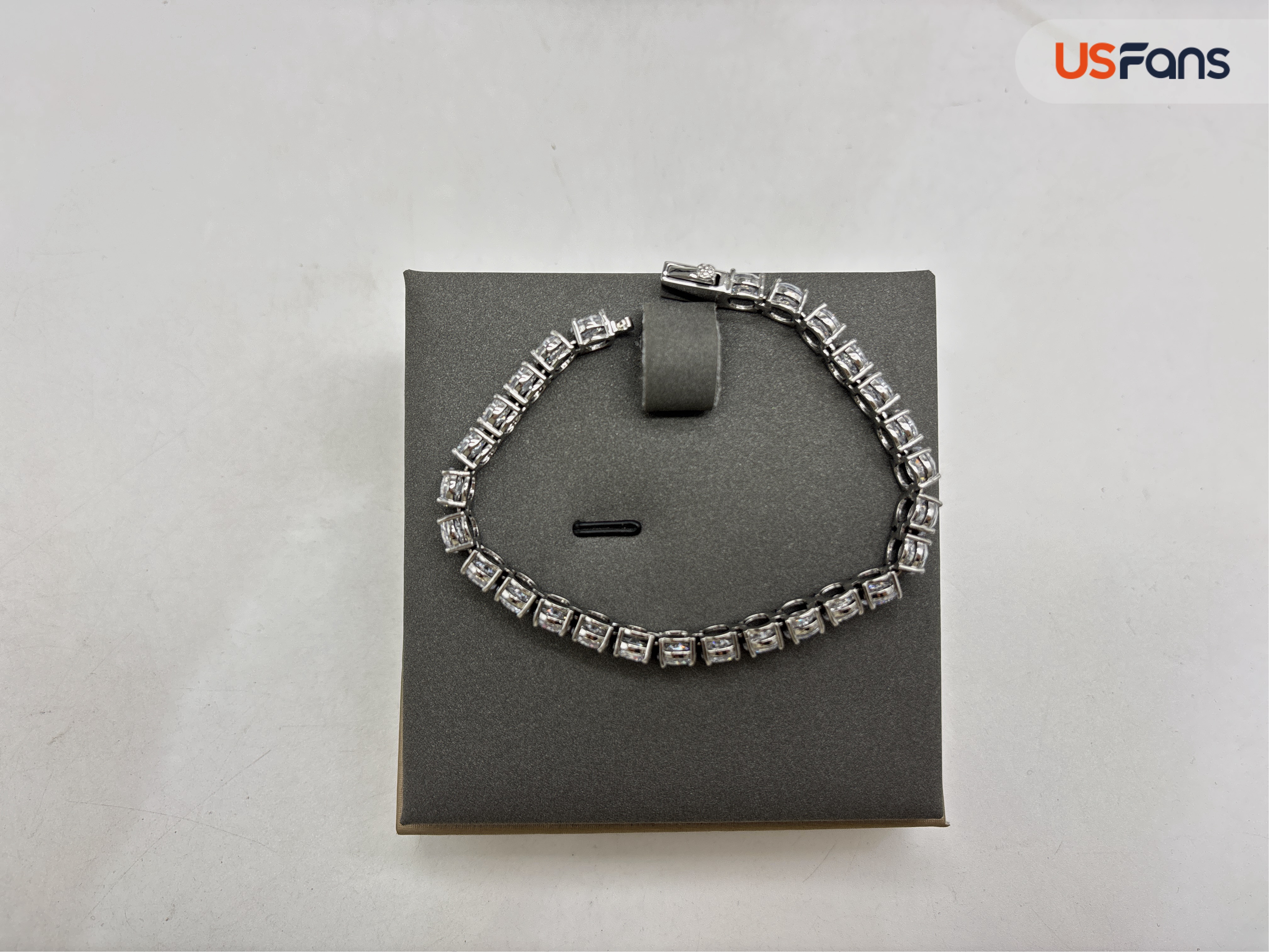 European and American Necklace Hip-Hop 3-6mm Wide Spring Buckle Tennis Chain Cross-Border Jewelry Micro-Inlaid Single Row Zircon Bracelet Wholesale QC