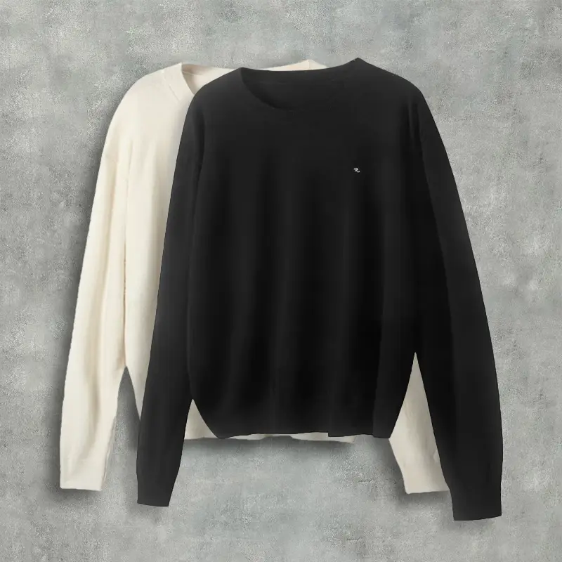RAF SIMONS 01AW RIOT SWEATER RS small label Pure color wool Knitwear SWEATER