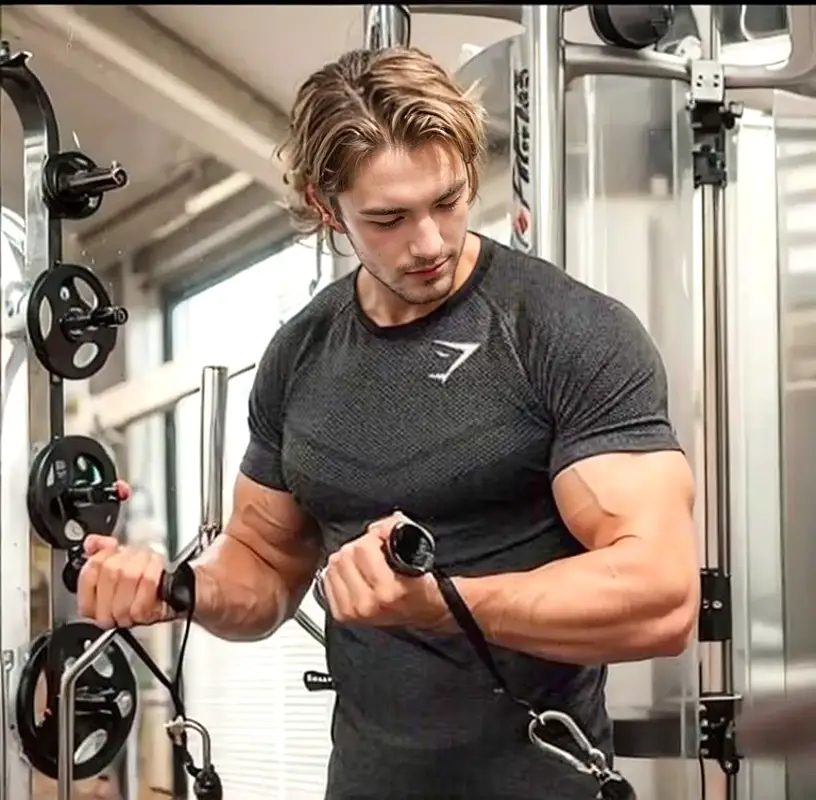 ins Evergreen Model Gold Shark Phantom V5 Seamless Elastic Fitness Weightlifting Training Sports Men's Short Sleeve Uk