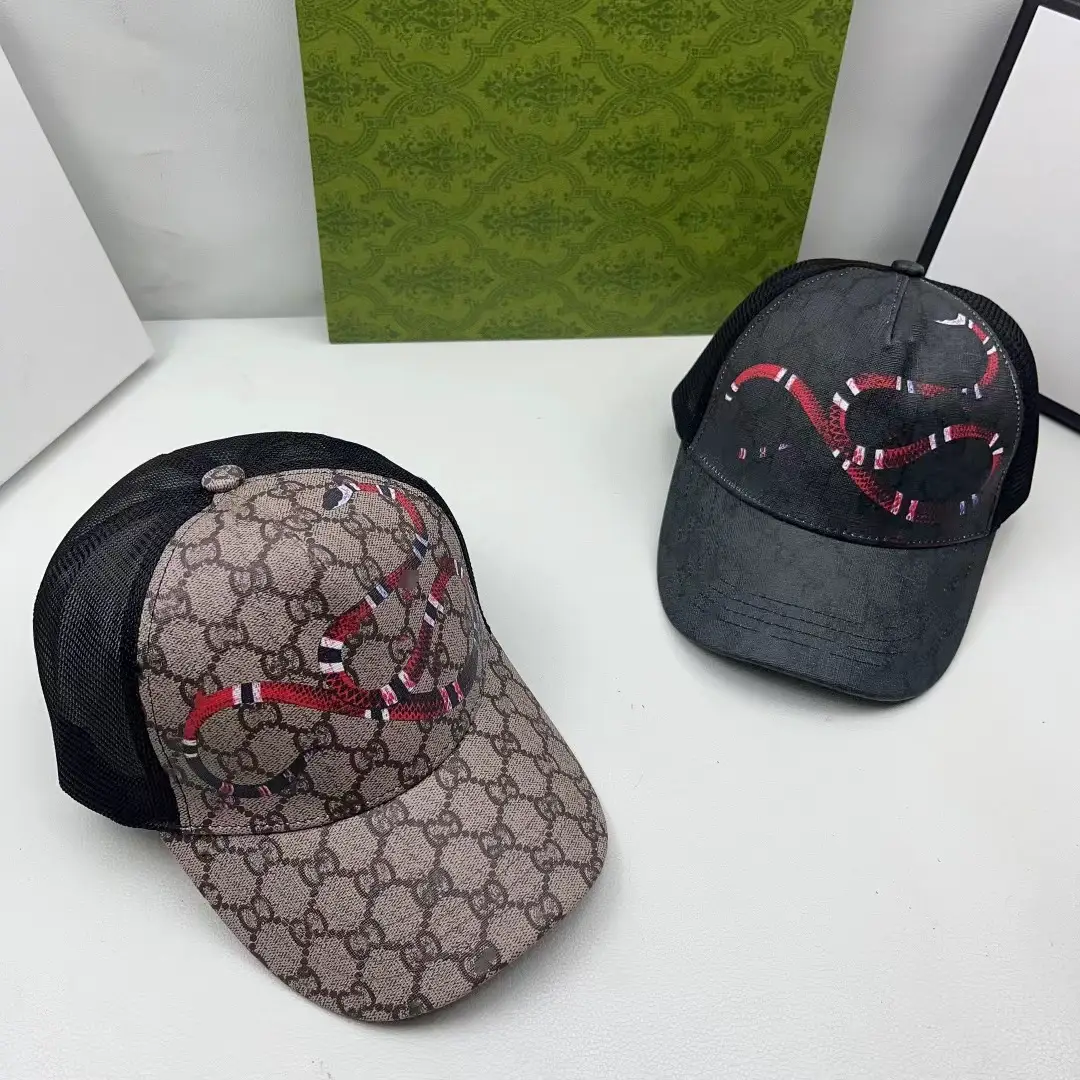 Gucci Snake Print Baseball Cap