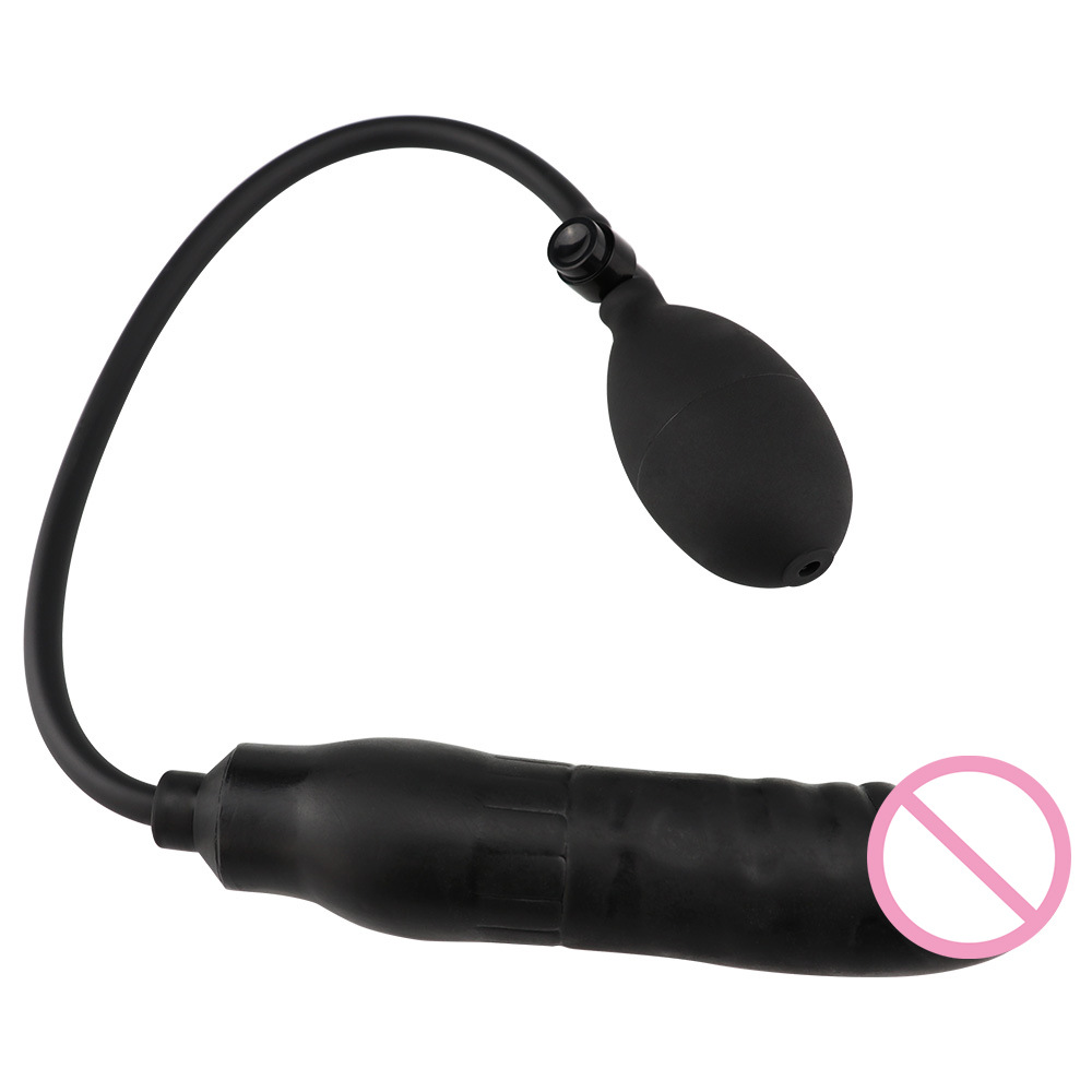African cannon inflatable expansion simulation phallic anal expander posterior plug anal plug adult sex health products wholesale