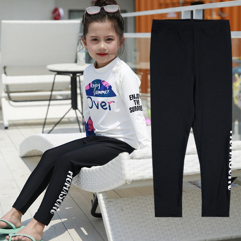 Children's Swimming Trunks Korean Style Girl's Swimming Trunks Sun-proof Quick-drying Boys' Hot Spring Swimming Trunks