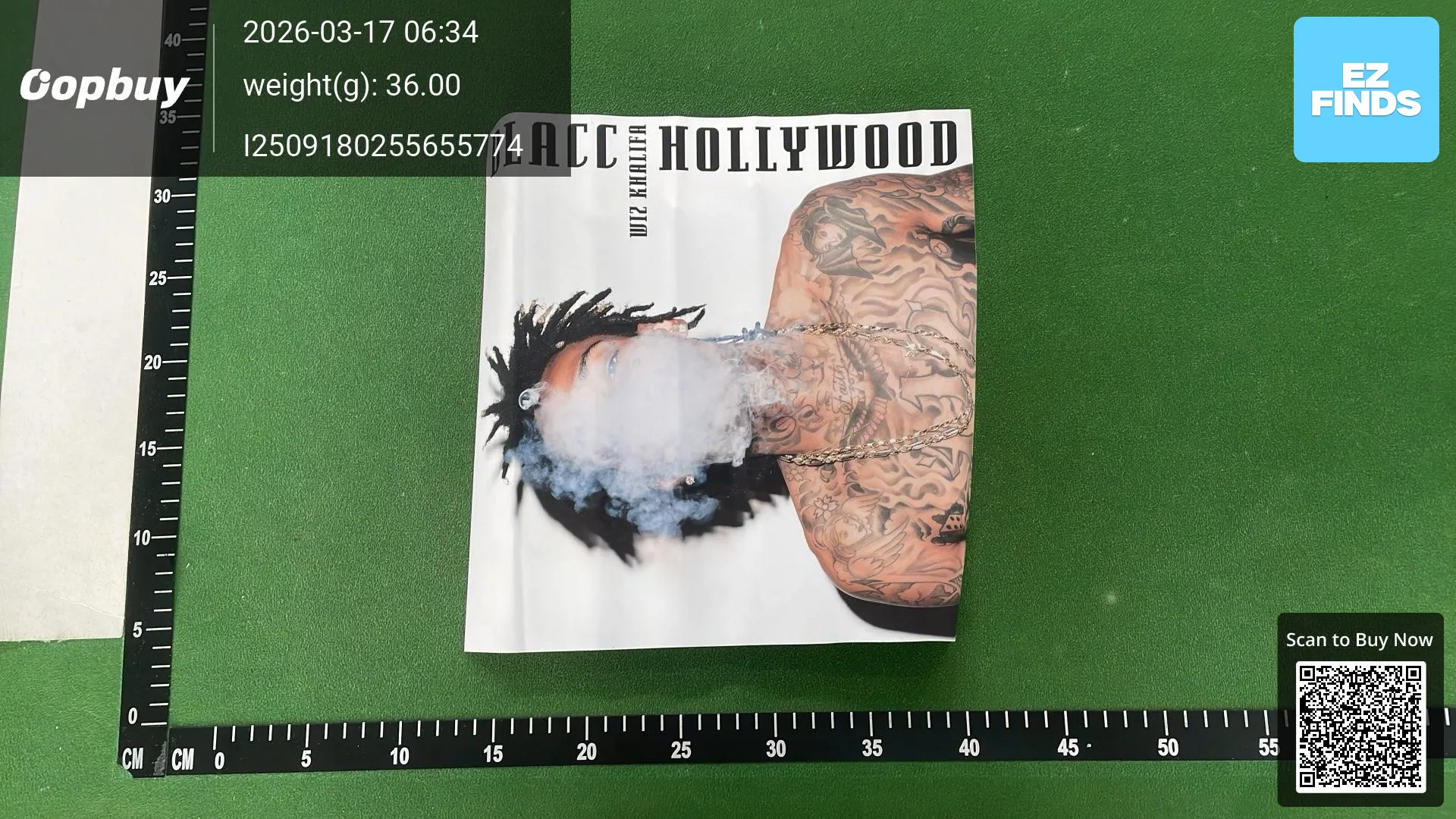 Hip-Hop Rap Album Poster, Bonsai Brother Rapper Sticker, Dreadlock Tattoo Shop Decorative Wall Sticker Hj3 QC photo from TAOBAO on Qualit.ly QC