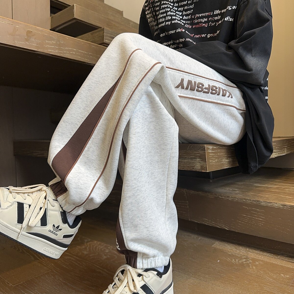 Loose-Fitting Spring Casual Long Pants for Men, 2026 New Versatile Youth Cotton Sports Jogger Sweatpants