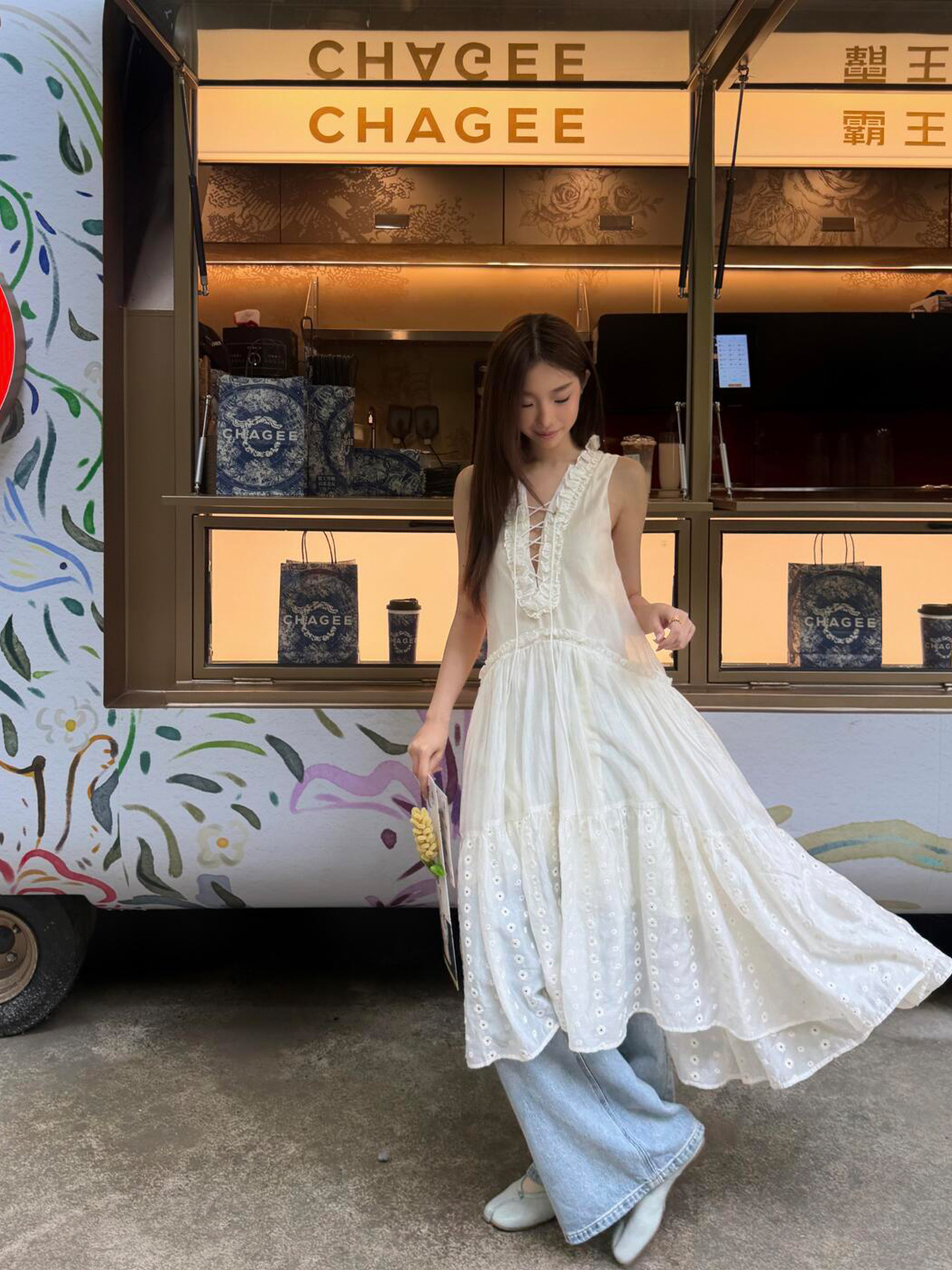 "80% Lyocell Tencel Fabric" Nanyou Women's Clothing Wholesale French-Style Long Dress Irregular Hem Dress for Women