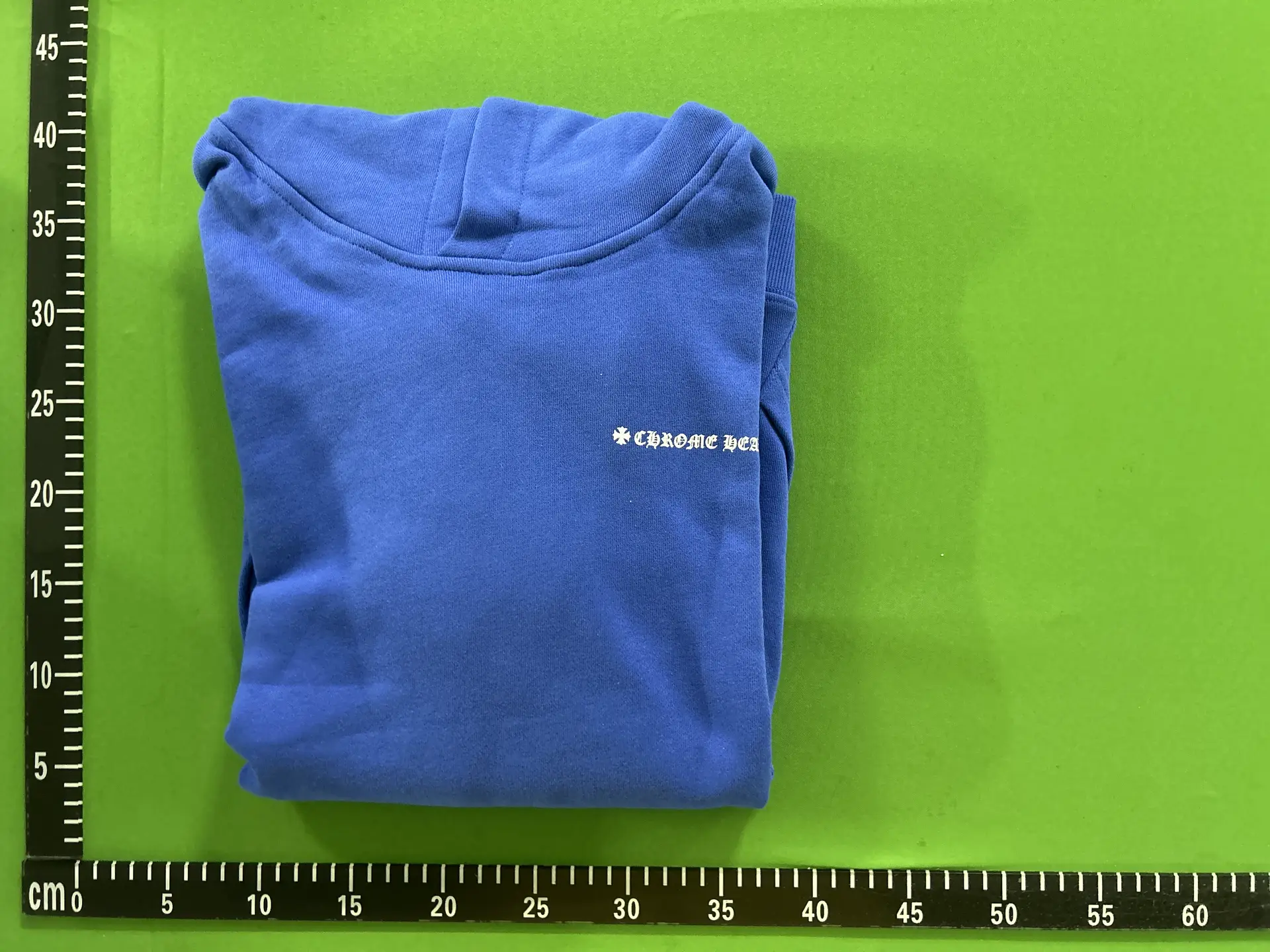 Chrome Hearts Blue Terry Cotton Hoodie