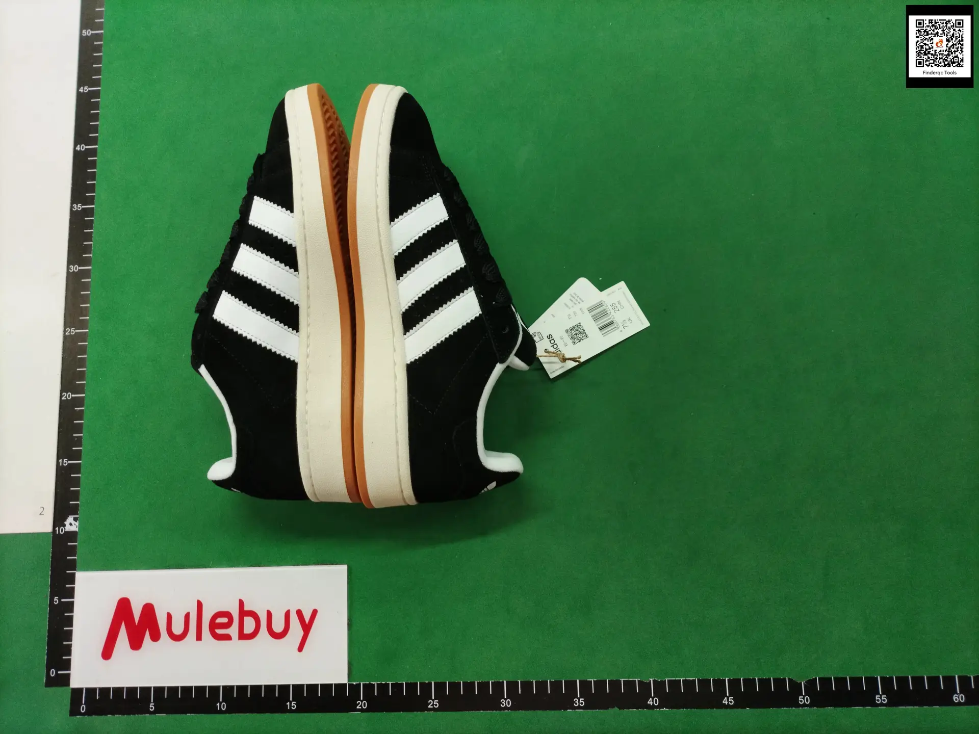 Adidas Campus Black White Gum
