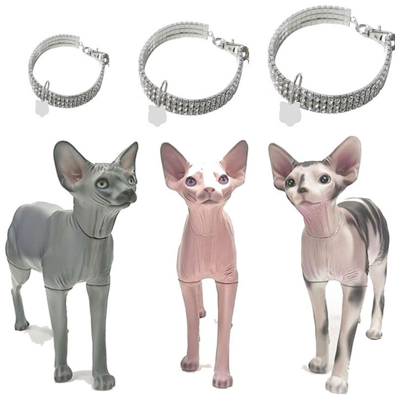 Xiyin Pinduoduo Labeling Diamond Collar Pet Accessories Corgi Necklace Cute Cat Bow Tie with Dog Tag Pendant