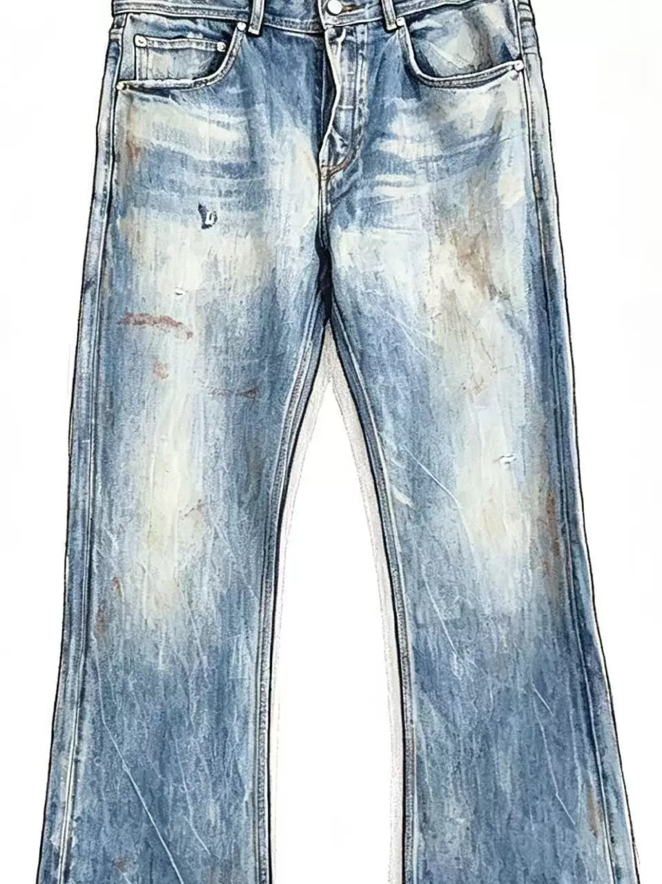 Erd Erd25Fw Texas Elvis Jeans
