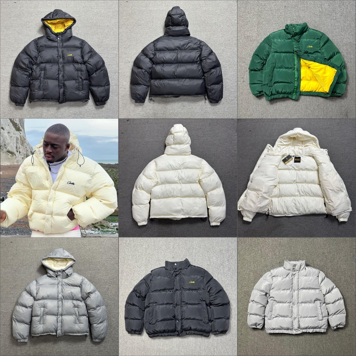 Cross-Border Corteiz Alcatraz Island American Hip-Hop Hooded Cotton Outwear Autumn and Winter Loose Cotton Outwear for Men and Women Couples QC-foto från 1688 på Qualit.ly