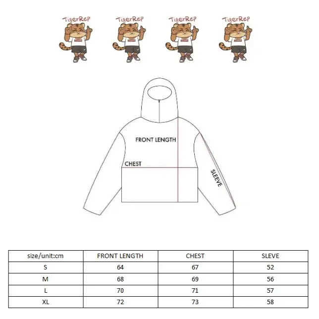 Tiger Independent Hooded Flame Tricolor Sweatshirt Newlink