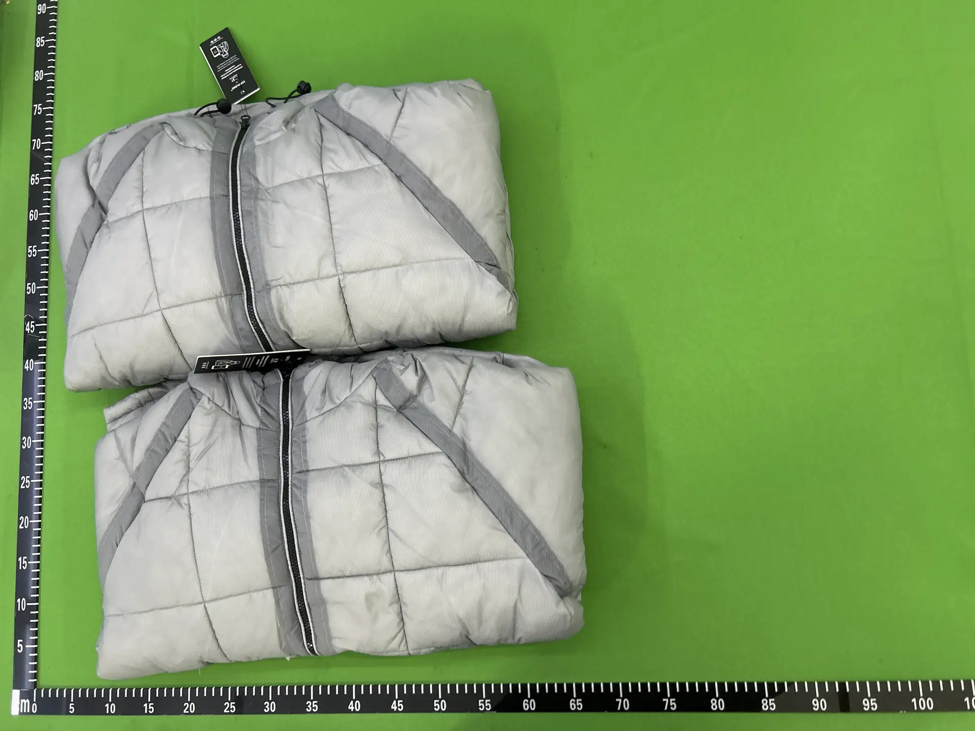 CP Company Quilted Jacket Light Grey
