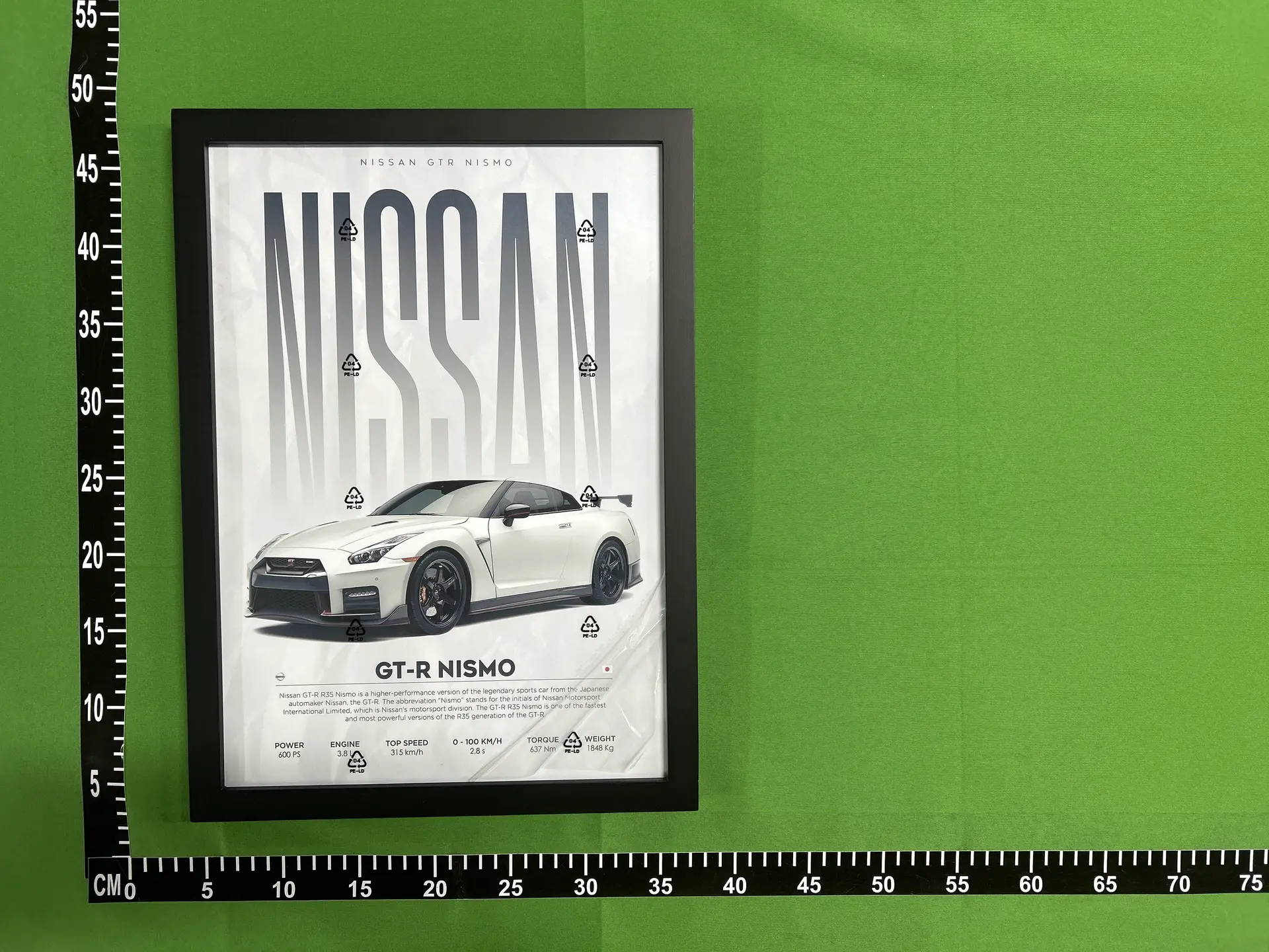 Nissan GT-R Nismo Car Poster