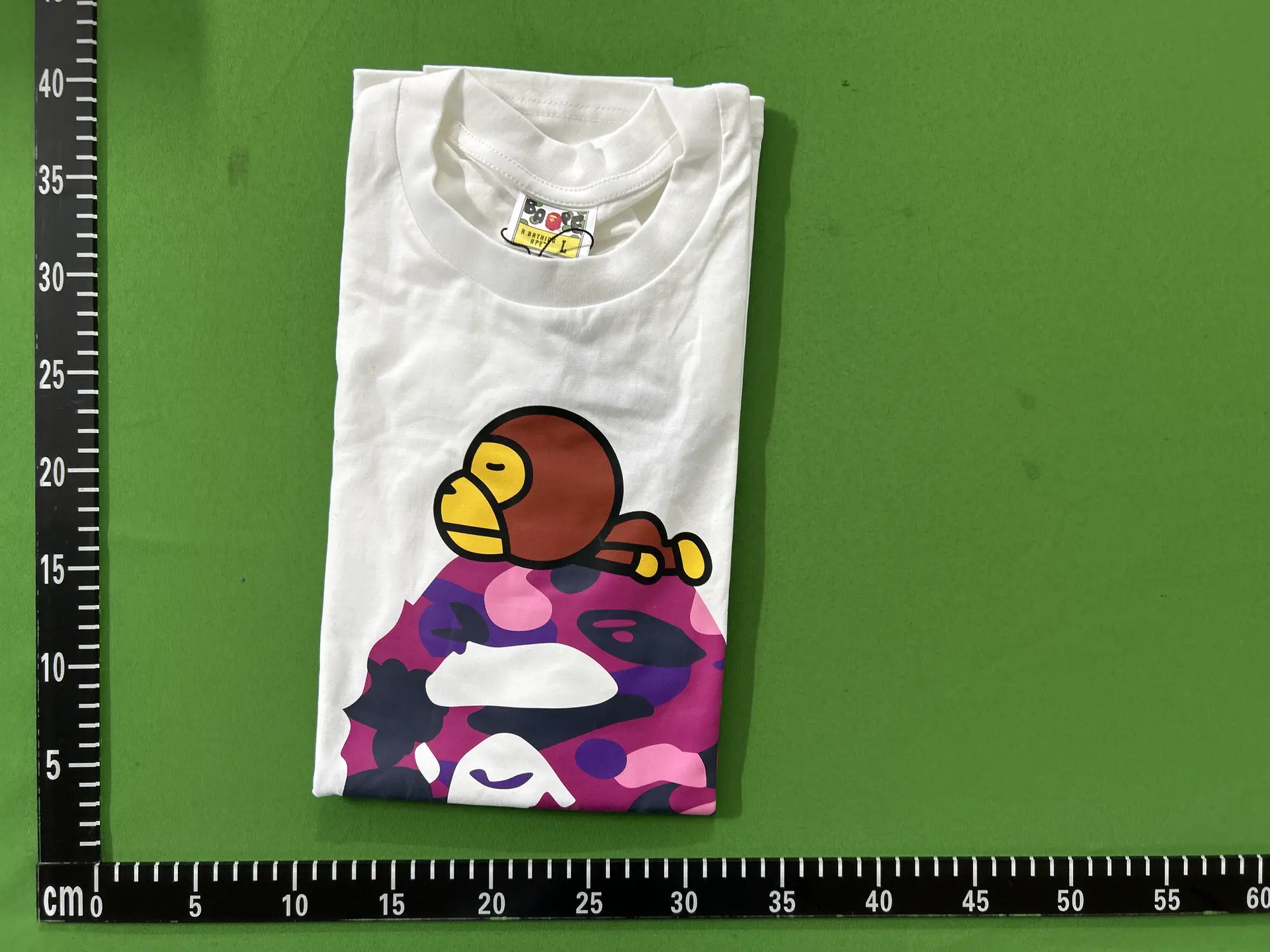 A Bathing Ape Baby Milo Camo T-Shirt