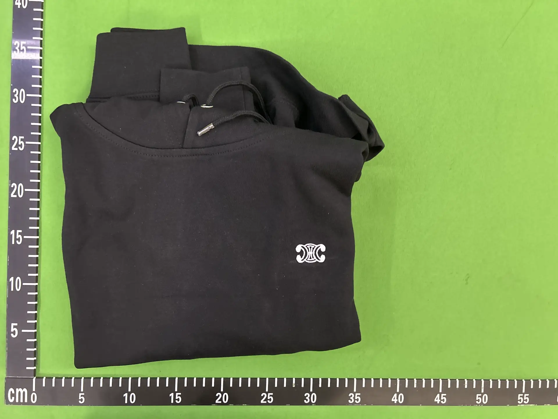 Celine Triomphe Hoodie Black