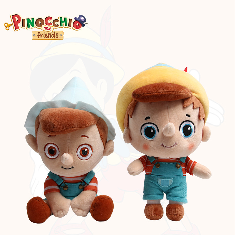 Genuine Pinocchio Doll Plush Toy Pinocchio Pinocchio Table Companion Doll Cross Border Hair