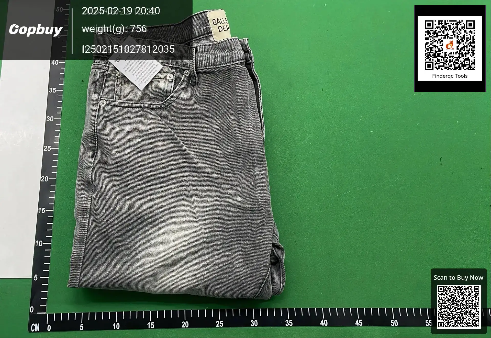 GALLERY DEPT TIDE Basic Letter Printing Logo Drawstring Splash Ink Trousers Casual Men and Women Couple