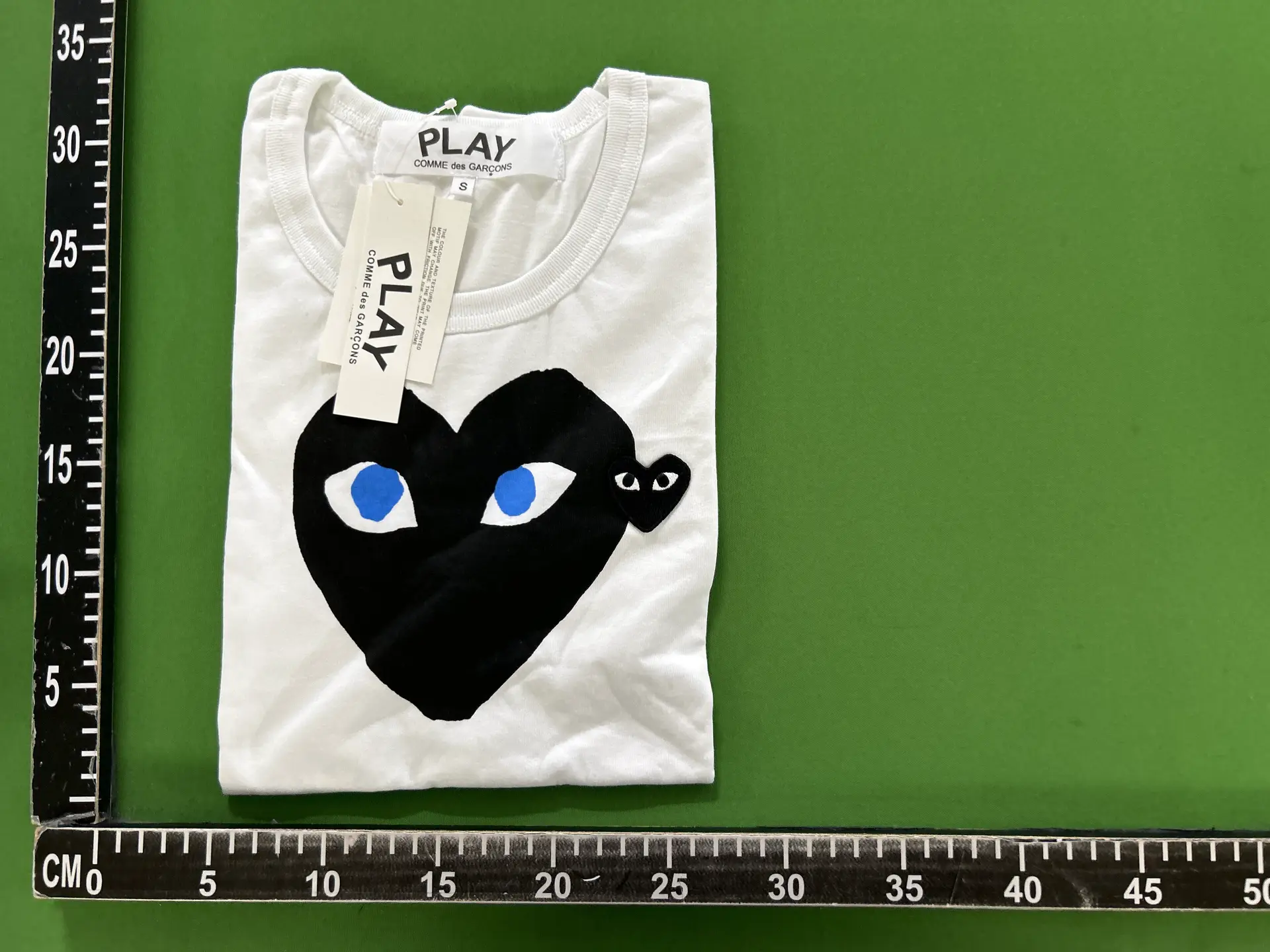 Comme des Garcons PLAY Black Heart T-Shirt White
