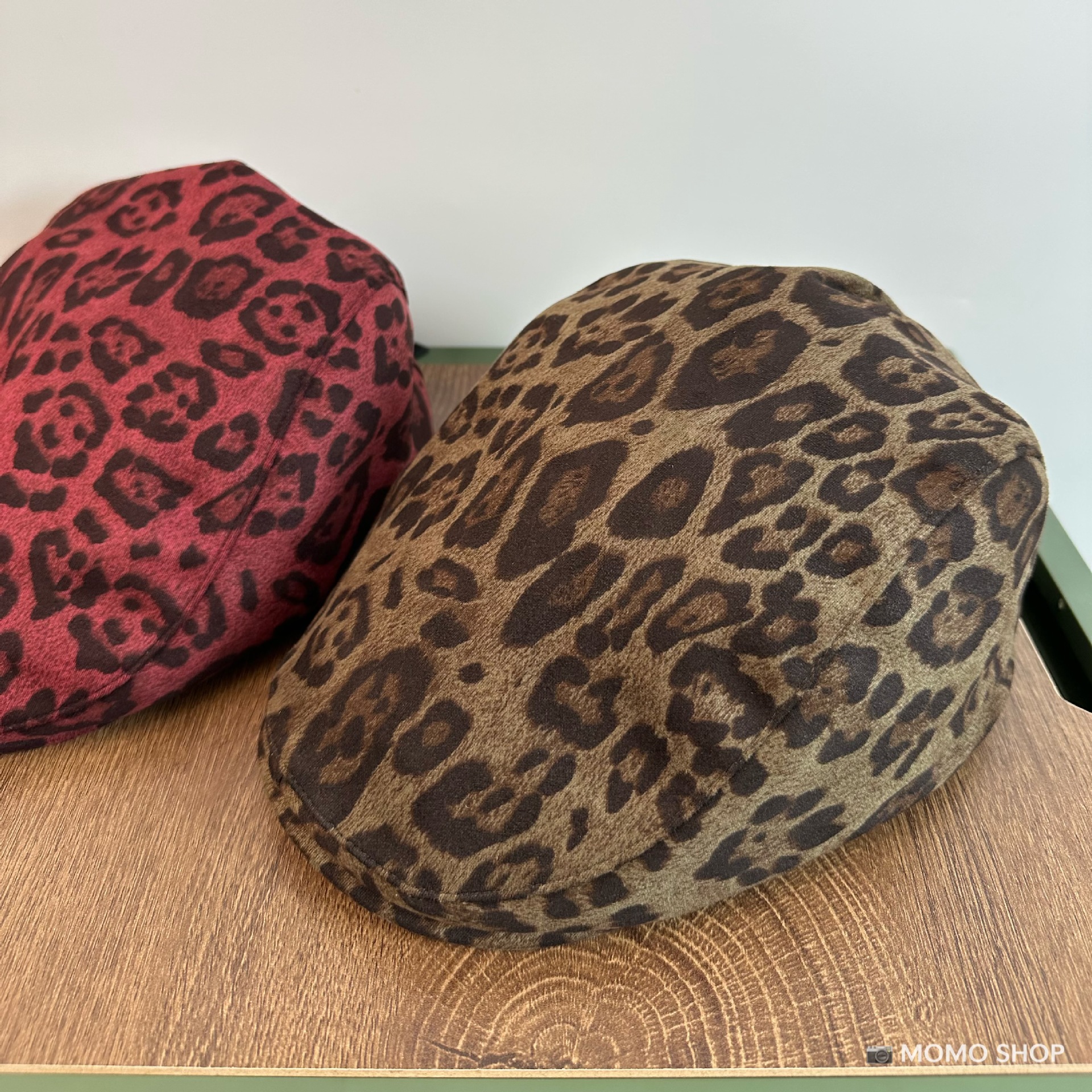 Sweet Cool European and American Retro y2k Leopard Suede Forward Hat Women's Autumn and Asian Style Hip-Hop Street Painter Hat All-Match