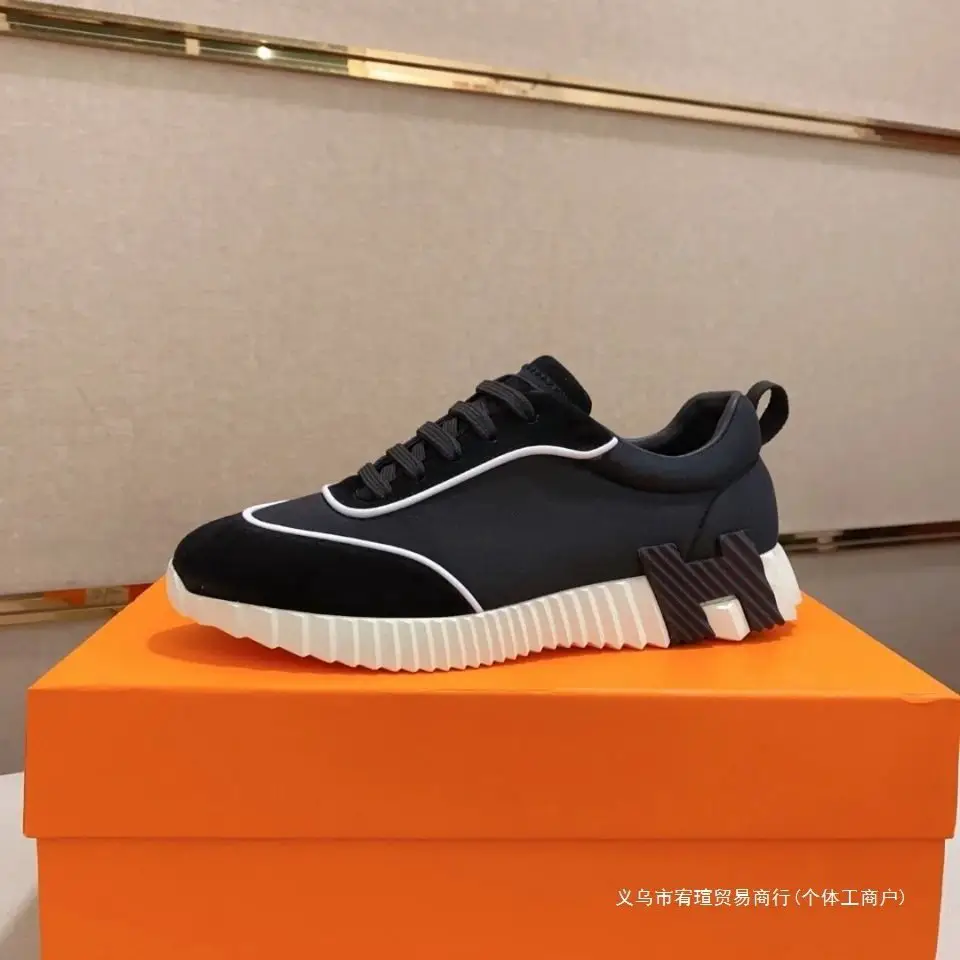爱家男士真皮运动休闲鞋细带情侣款