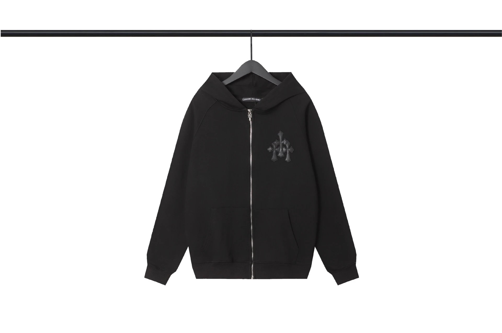 Krooked zip-up hoodie