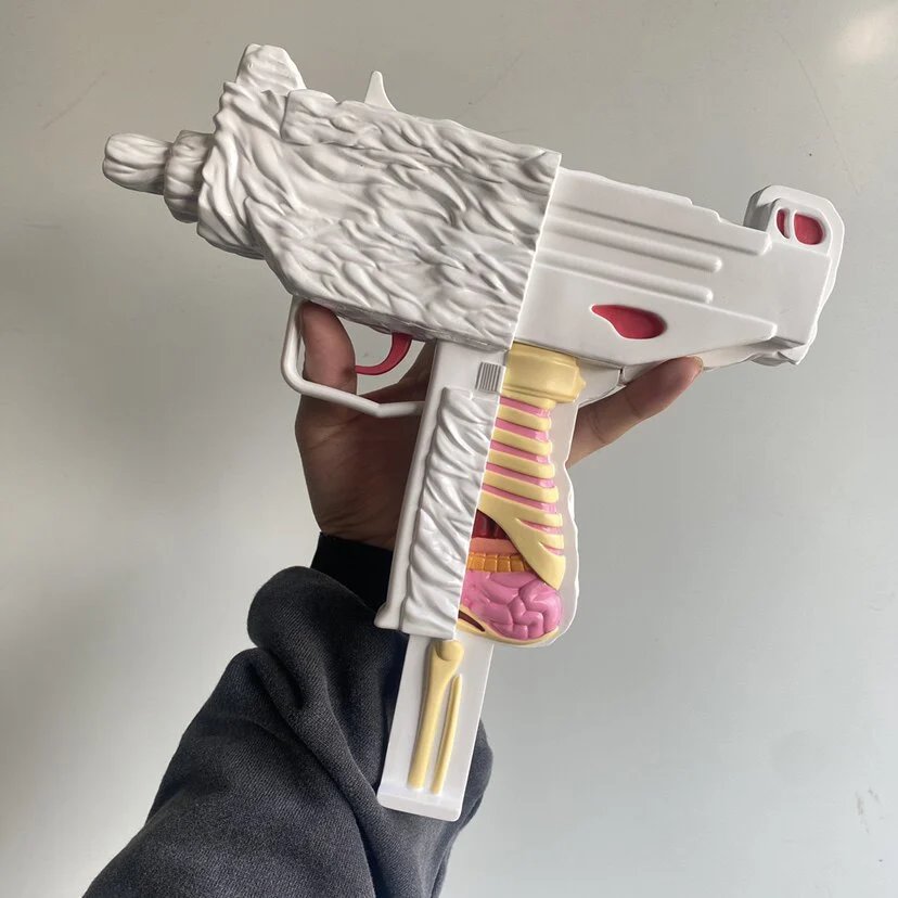 限定潮玩艺术收藏公仔 LEEKCUT TOYS BFF GUN SOFUBI Foto QC de WEIDIAN na Qualit.ly